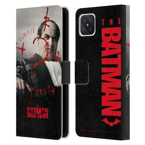 The Batman Posters Penguin Unmask The Truth Leather Book Wallet Case Cover For OPPO Reno4 Z 5G