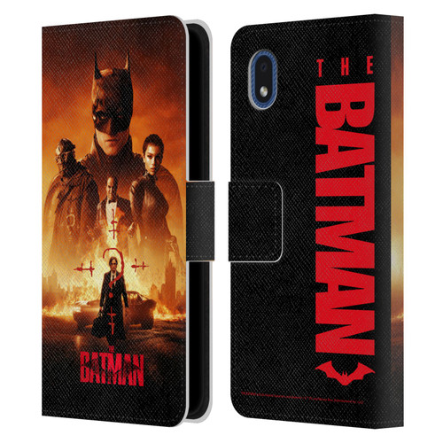 The Batman Posters Group Leather Book Wallet Case Cover For Samsung Galaxy A01 Core (2020)
