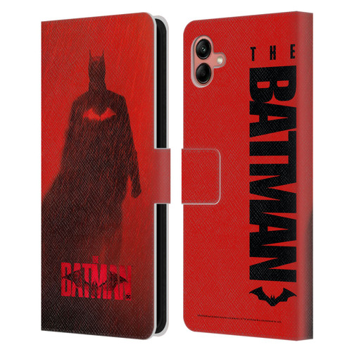 The Batman Posters Red Rain Leather Book Wallet Case Cover For Samsung Galaxy A04 (2022)