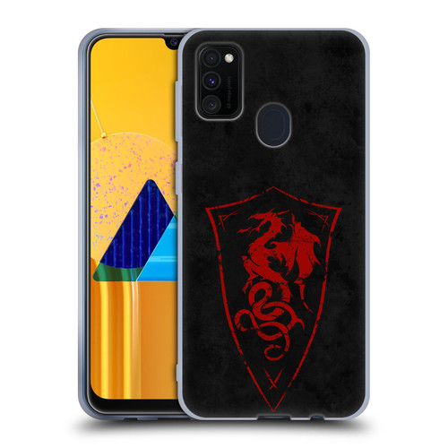 Christos Karapanos Shield Dragon Soft Gel Case for Samsung Galaxy M30s (2019)/M21 (2020)