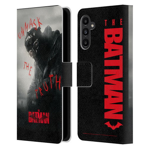 The Batman Posters Riddler Unmask The Truth Leather Book Wallet Case Cover For Samsung Galaxy A13 5G (2021)
