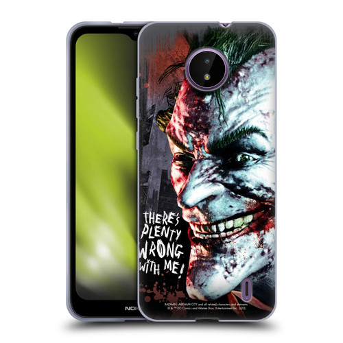 Batman Arkham City Graphics Joker Wrong With Me Soft Gel Case for Nokia C10 / C20