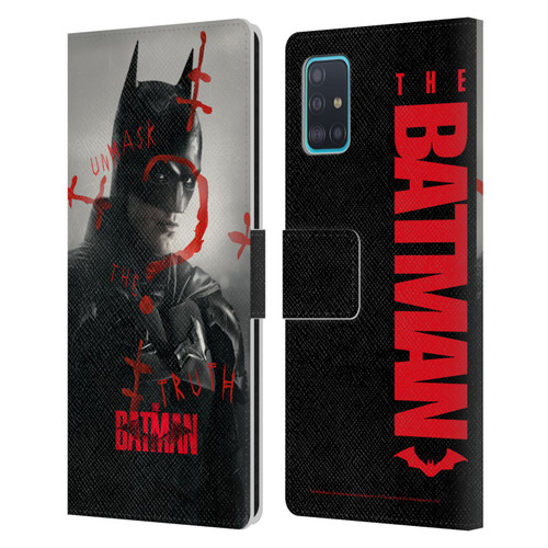 The Batman Posters Unmask The Truth Leather Book Wallet Case Cover For Samsung Galaxy A51 (2019)