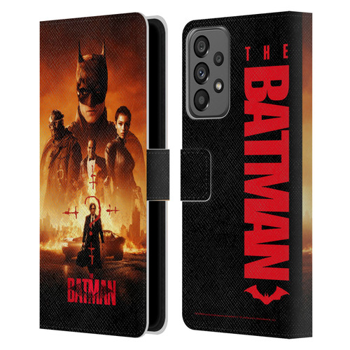 The Batman Posters Group Leather Book Wallet Case Cover For Samsung Galaxy A73 5G (2022)