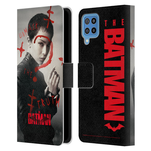 The Batman Posters Catwoman Unmask The Truth Leather Book Wallet Case Cover For Samsung Galaxy F22 (2021)