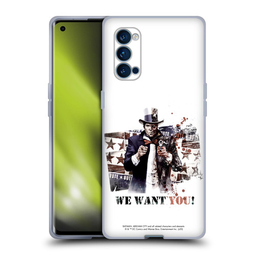 Batman Arkham City Graphics Two-Face We Want You Soft Gel Case for OPPO Reno 4 Pro 5G