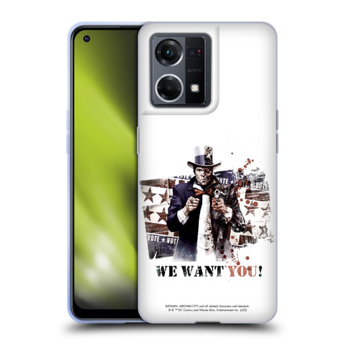 Batman Arkham City Graphics Two-Face We Want You Soft Gel Case for OPPO Reno8 4G