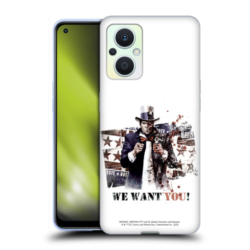Batman Arkham City Graphics Two-Face We Want You Soft Gel Case for OPPO Reno8 Lite
