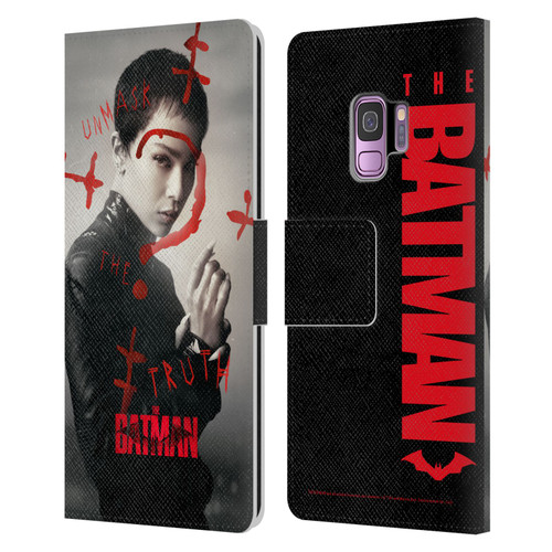 The Batman Posters Catwoman Unmask The Truth Leather Book Wallet Case Cover For Samsung Galaxy S9