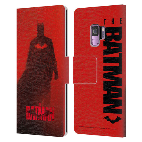 The Batman Posters Red Rain Leather Book Wallet Case Cover For Samsung Galaxy S9
