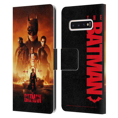 The Batman Posters Group Leather Book Wallet Case Cover For Samsung Galaxy S10