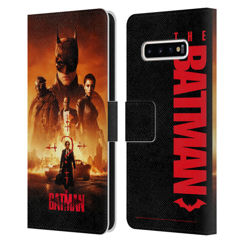 The Batman Posters Group Leather Book Wallet Case Cover For Samsung Galaxy S10+ / S10 Plus