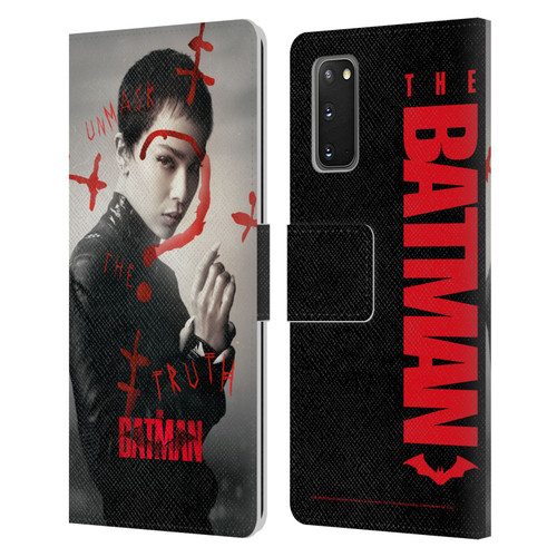 The Batman Posters Catwoman Unmask The Truth Leather Book Wallet Case Cover For Samsung Galaxy S20 / S20 5G