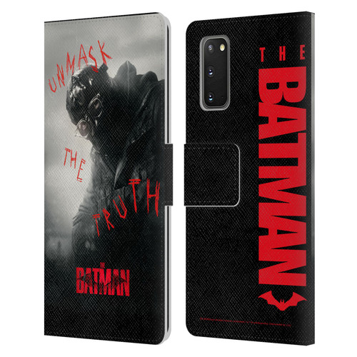 The Batman Posters Riddler Unmask The Truth Leather Book Wallet Case Cover For Samsung Galaxy S20 / S20 5G