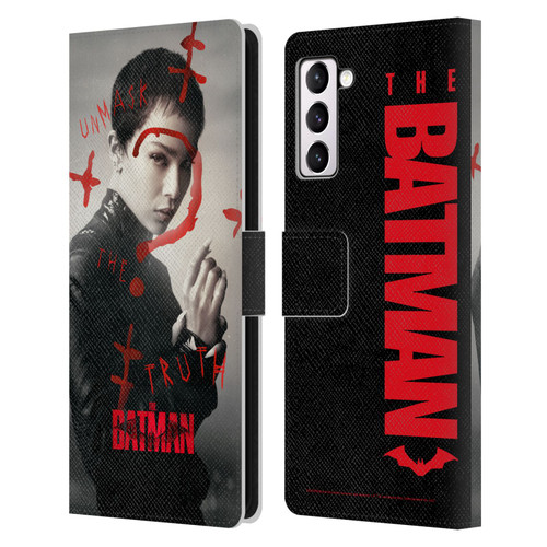The Batman Posters Catwoman Unmask The Truth Leather Book Wallet Case Cover For Samsung Galaxy S21+ 5G