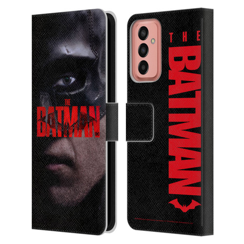 The Batman Posters Close Up Leather Book Wallet Case Cover For Samsung Galaxy M13 (2022)