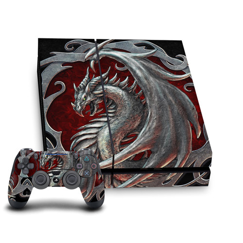 Christos Karapanos Art Mix Talisman Silver Vinyl Sticker Skin Decal Cover for Sony PS4 Console & Controller