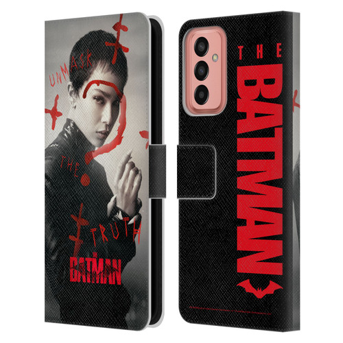 The Batman Posters Catwoman Unmask The Truth Leather Book Wallet Case Cover For Samsung Galaxy M13 (2022)