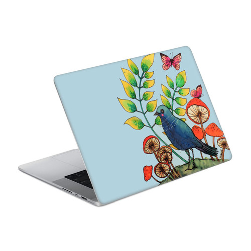 Sylvie Demers Birds 3 Teary Blue Vinyl Sticker Skin Decal Cover for Apple MacBook Pro 14" A2442