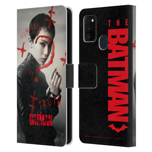The Batman Posters Catwoman Unmask The Truth Leather Book Wallet Case Cover For Samsung Galaxy M30s (2019)/M21 (2020)