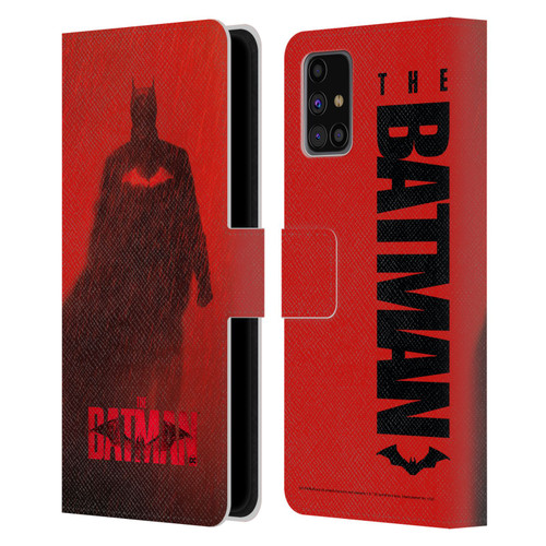 The Batman Posters Red Rain Leather Book Wallet Case Cover For Samsung Galaxy M31s (2020)