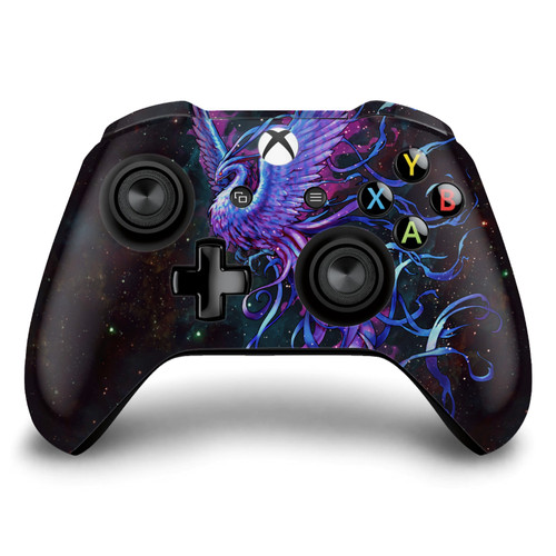 Christos Karapanos Art Mix Phoenix Vinyl Sticker Skin Decal Cover for Microsoft Xbox One S / X Controller