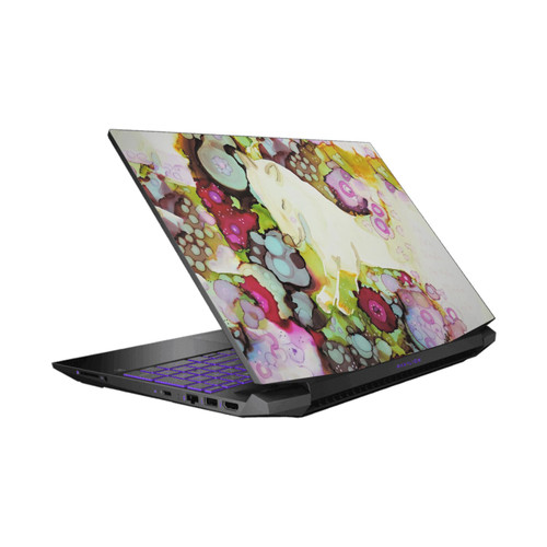 Sylvie Demers Nature Sweet Wolf Vinyl Sticker Skin Decal Cover for HP Pavilion 15.6" 15-dk0047TX