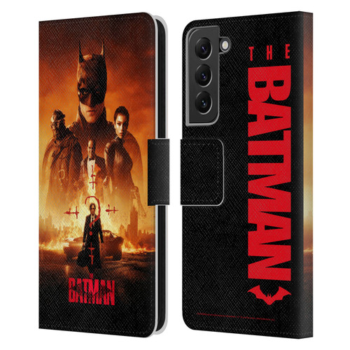 The Batman Posters Group Leather Book Wallet Case Cover For Samsung Galaxy S22+ 5G