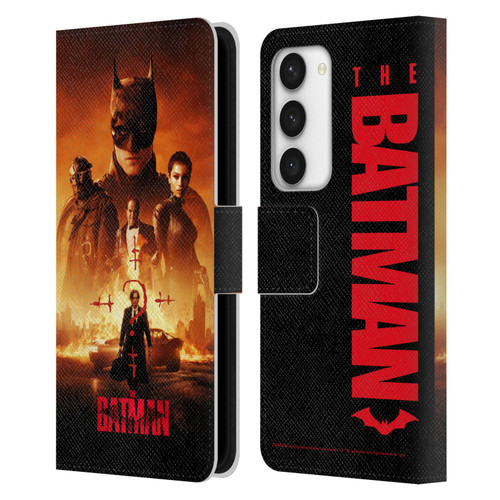The Batman Posters Group Leather Book Wallet Case Cover For Samsung Galaxy S23 5G