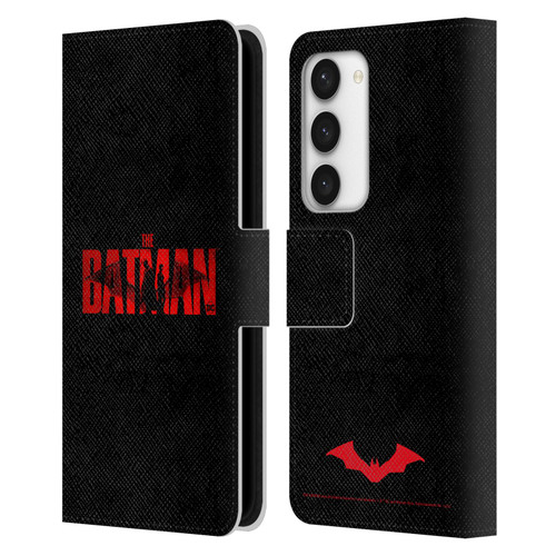 The Batman Posters Logo Leather Book Wallet Case Cover For Samsung Galaxy S23 5G