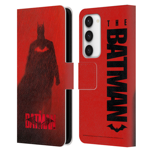 The Batman Posters Red Rain Leather Book Wallet Case Cover For Samsung Galaxy S23 5G