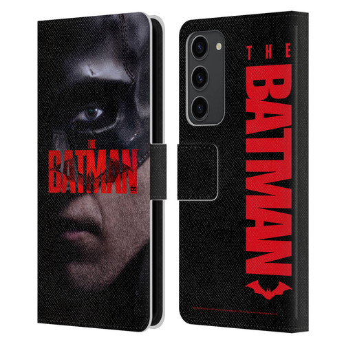 The Batman Posters Close Up Leather Book Wallet Case Cover For Samsung Galaxy S23+ 5G