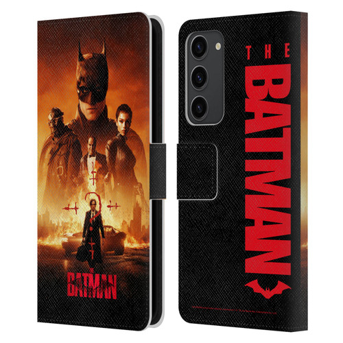 The Batman Posters Group Leather Book Wallet Case Cover For Samsung Galaxy S23+ 5G