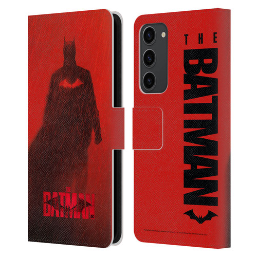 The Batman Posters Red Rain Leather Book Wallet Case Cover For Samsung Galaxy S23+ 5G