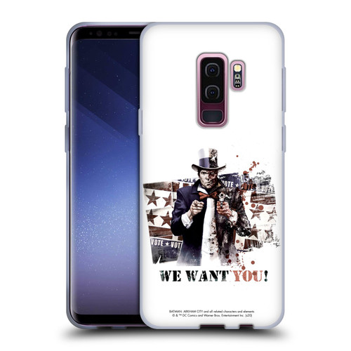 Batman Arkham City Graphics Two-Face We Want You Soft Gel Case for Samsung Galaxy S9+ / S9 Plus