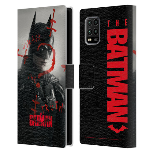The Batman Posters Unmask The Truth Leather Book Wallet Case Cover For Xiaomi Mi 10 Lite 5G