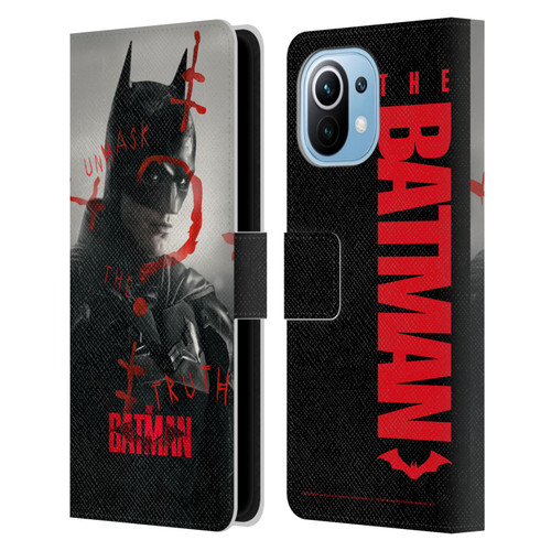 The Batman Posters Unmask The Truth Leather Book Wallet Case Cover For Xiaomi Mi 11