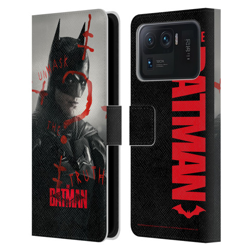 The Batman Posters Unmask The Truth Leather Book Wallet Case Cover For Xiaomi Mi 11 Ultra