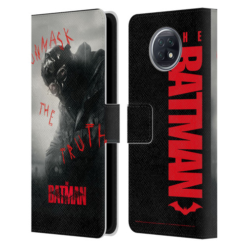 The Batman Posters Riddler Unmask The Truth Leather Book Wallet Case Cover For Xiaomi Redmi Note 9T 5G