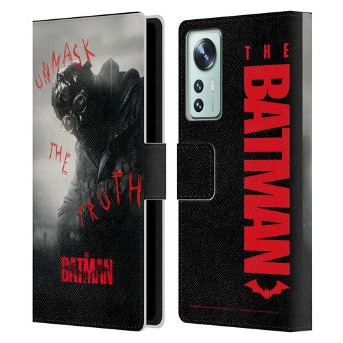 The Batman Posters Riddler Unmask The Truth Leather Book Wallet Case Cover For Xiaomi 12