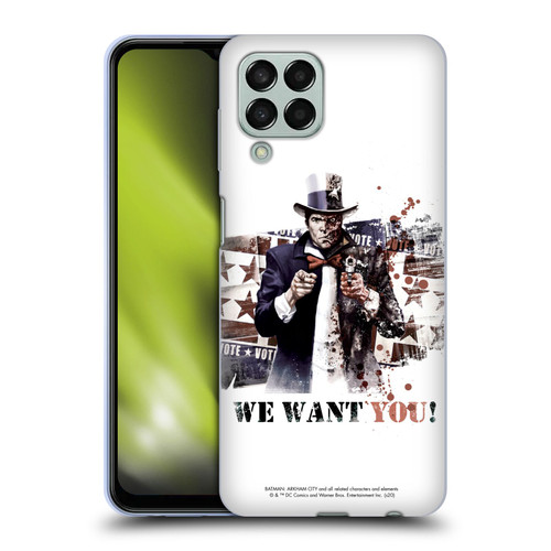 Batman Arkham City Graphics Two-Face We Want You Soft Gel Case for Samsung Galaxy M33 (2022)