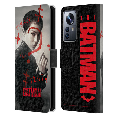 The Batman Posters Catwoman Unmask The Truth Leather Book Wallet Case Cover For Xiaomi 12 Pro