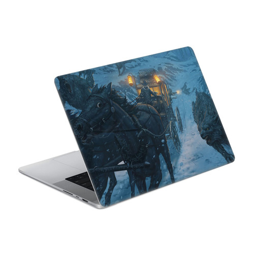Christos Karapanos Dark Hours Otherworldly Howling Vinyl Sticker Skin Decal Cover for Apple MacBook Pro 14" A2442