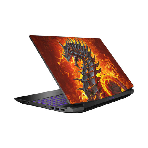 Christos Karapanos Dragons 2 Fire Vinyl Sticker Skin Decal Cover for HP Pavilion 15.6" 15-dk0047TX