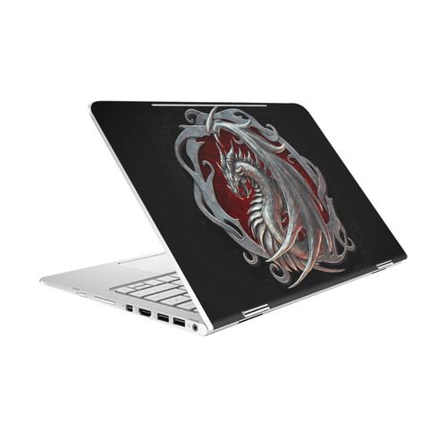 Christos Karapanos Dragons 2 Talisman Silver Vinyl Sticker Skin Decal Cover for HP Spectre Pro X360 G2