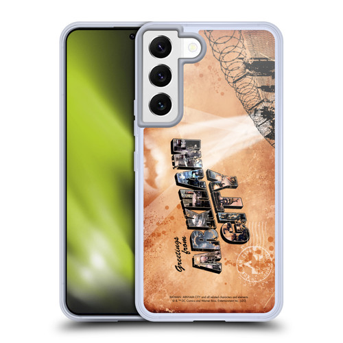 Batman Arkham City Graphics Postcard Soft Gel Case for Samsung Galaxy S22 5G & MagSafe