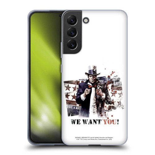Batman Arkham City Graphics Two-Face We Want You Soft Gel Case for Samsung Galaxy S22+ 5G