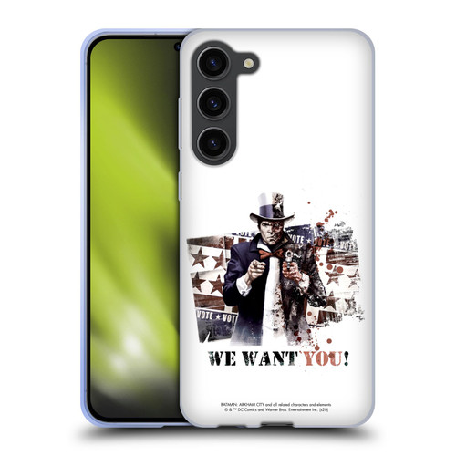 Batman Arkham City Graphics Two-Face We Want You Soft Gel Case for Samsung Galaxy S23+ 5G
