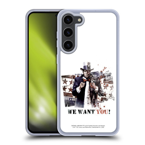 Batman Arkham City Graphics Two-Face We Want You Soft Gel Case for Samsung Galaxy S23+ 5G