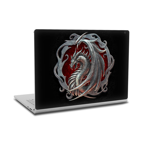 Christos Karapanos Dragons 2 Talisman Silver Vinyl Sticker Skin Decal Cover for Microsoft Surface Book 2